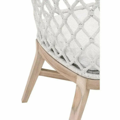 Essentials For Living Lattis Olefin Fabric Outdoor Dining Chair