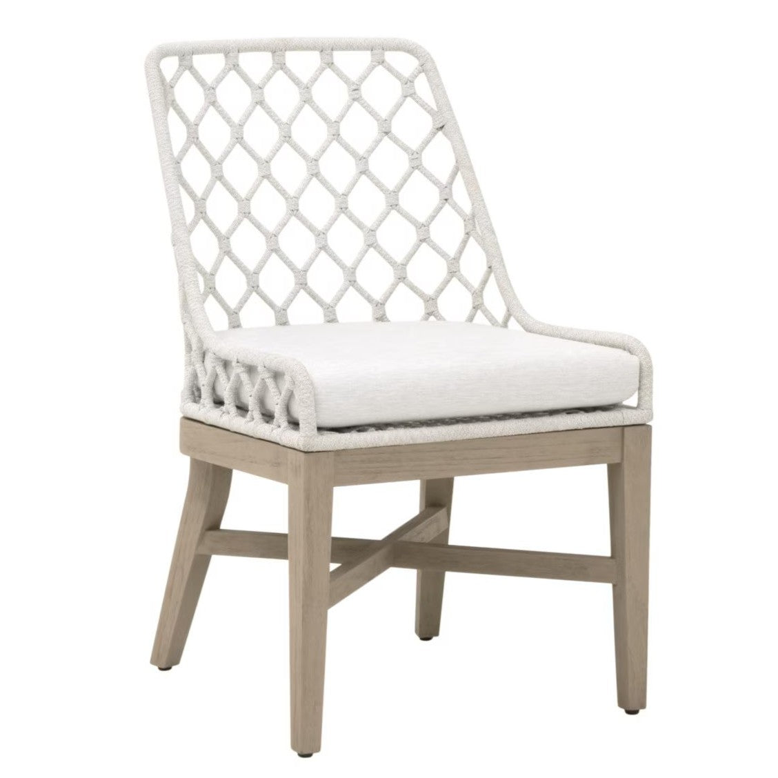 Essentials For Living Lattis Olefin Fabric Outdoor Dining Chair