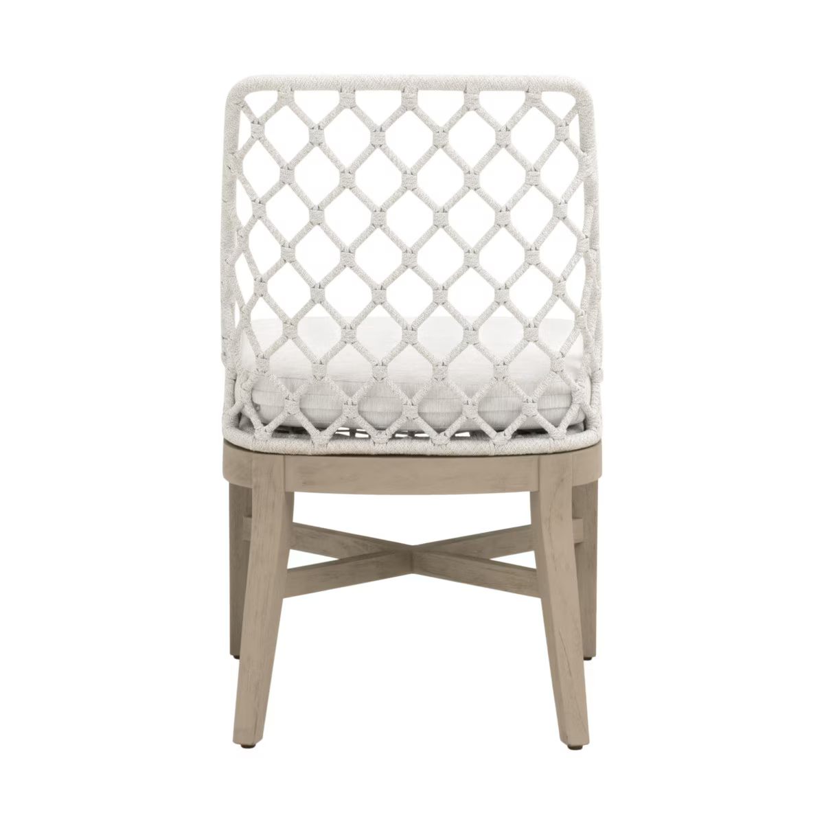Essentials For Living Lattis Olefin Fabric Outdoor Dining Chair