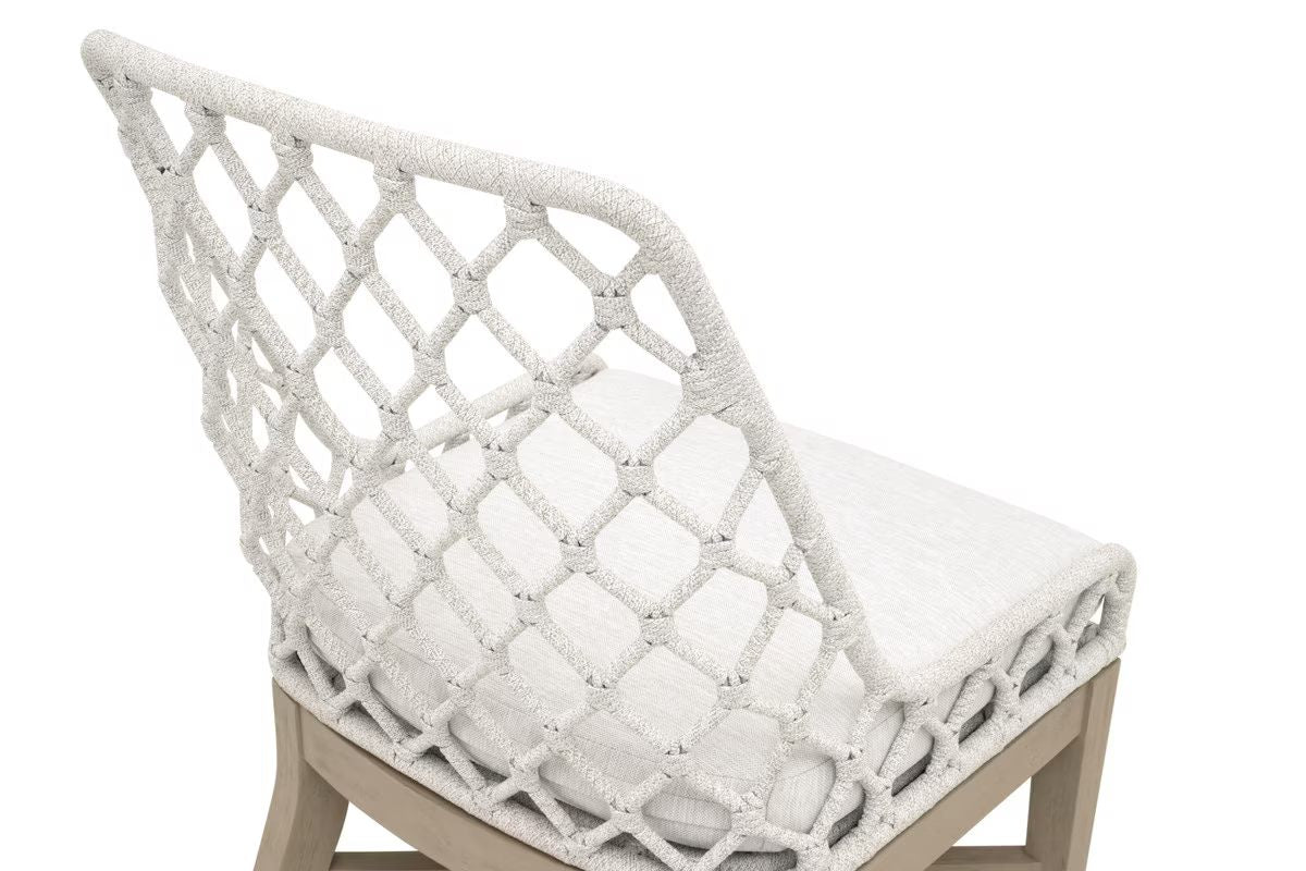 Essentials For Living Lattis Olefin Fabric Outdoor Dining Chair