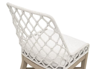 Essentials For Living Lattis Olefin Fabric Outdoor Dining Chair