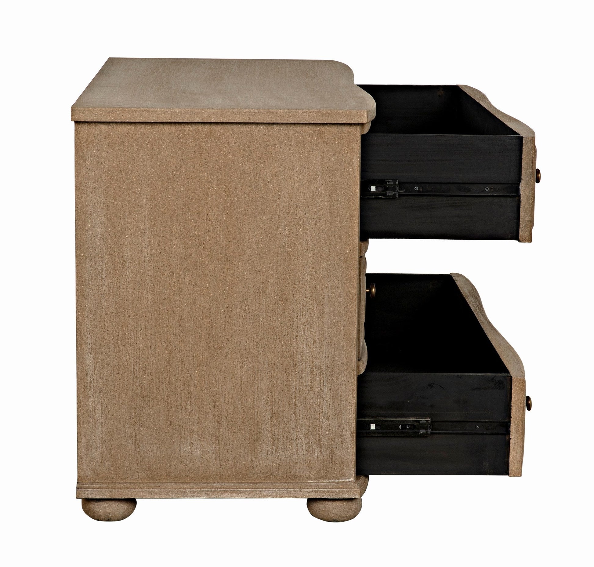 Lauren Wood Dresser-Dressers-Noir-Sideboards and Things