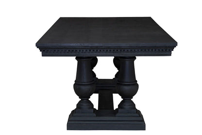 Laurent Wooden Black Rectangular Dining Table