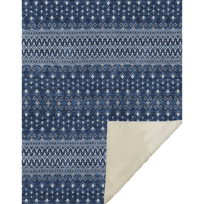 Addison Rugs Lazy Rivers Blue Washable Indoor-Outdoor Rug