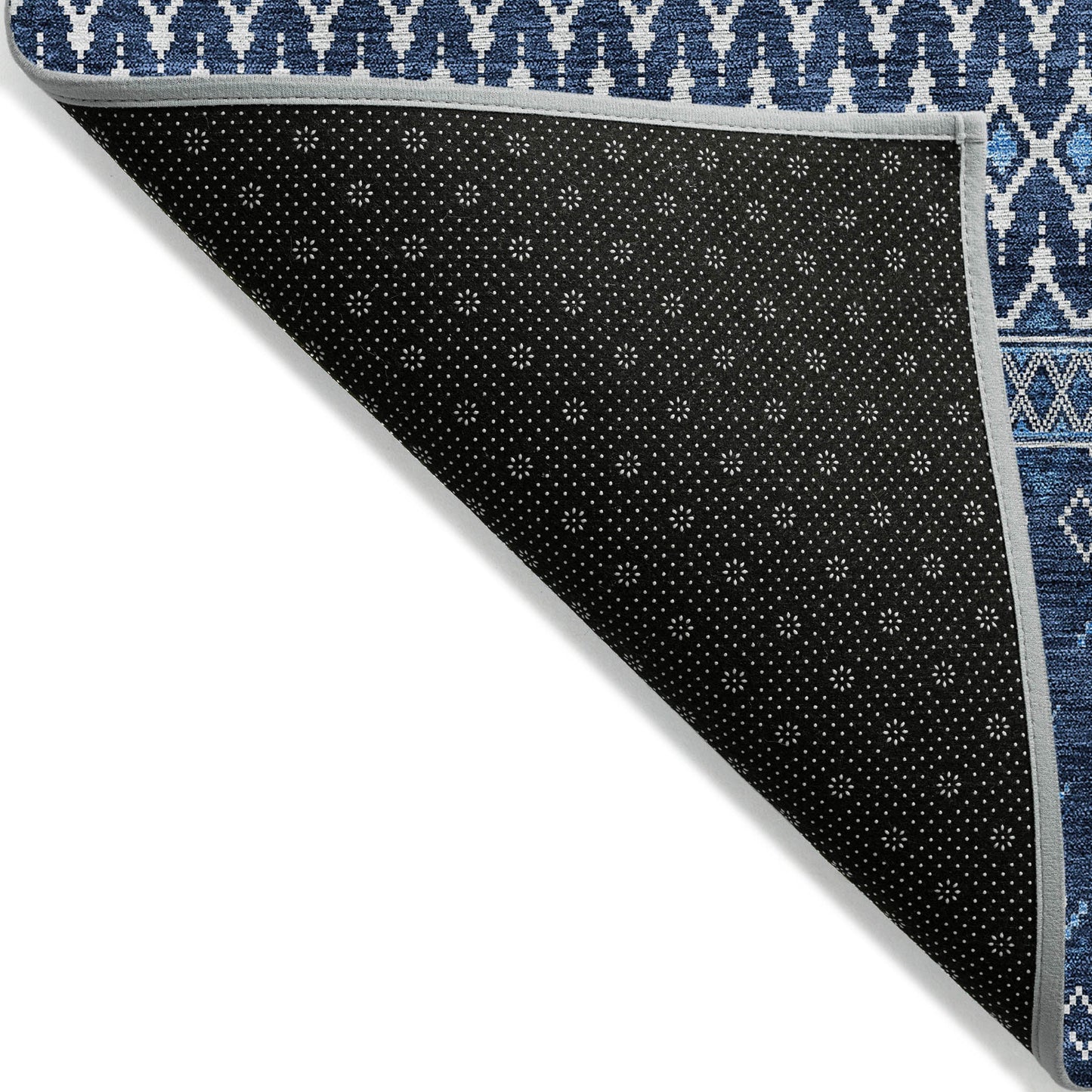Addison Rugs Lazy Rivers Blue Washable Indoor-Outdoor Rug