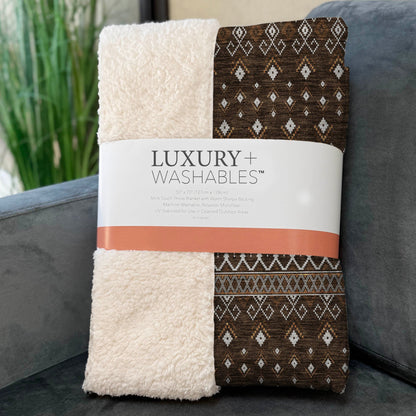 Addison Rugs Lazy Rivers Chocolate Washable Indoor-Outdoor Rug