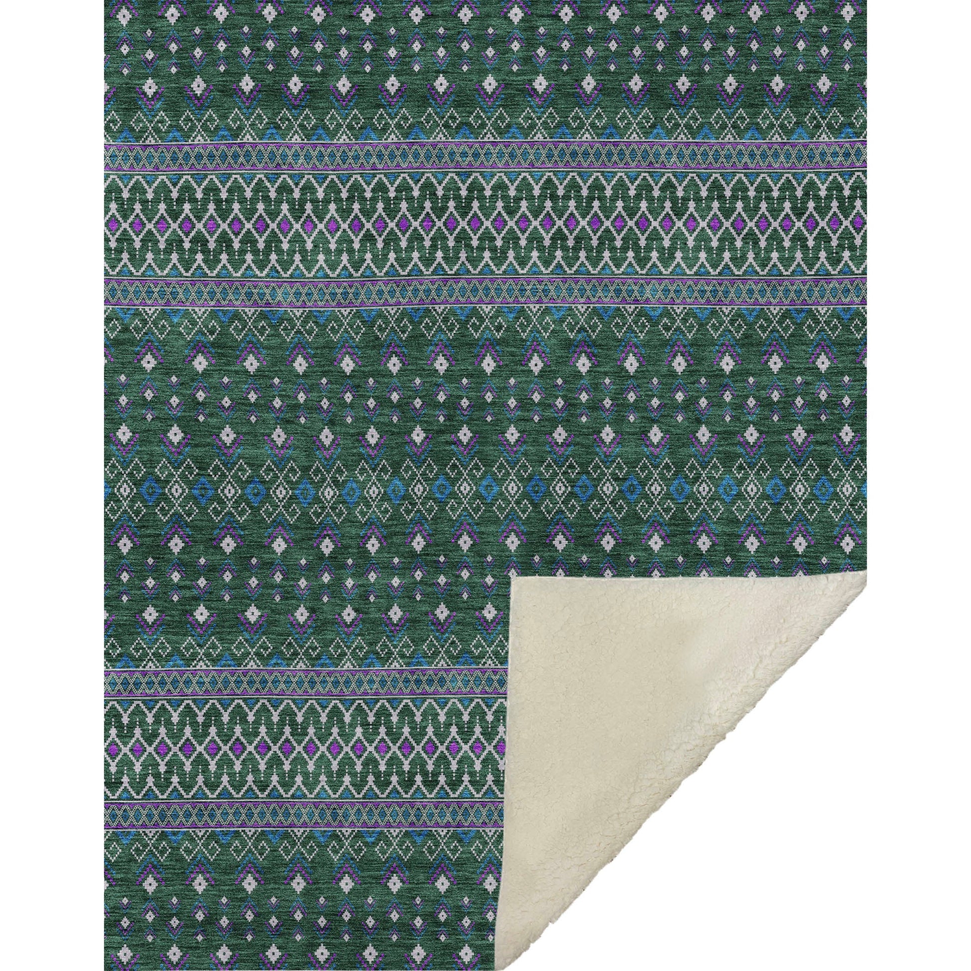 Addison Rugs Lazy Rivers Green Washable Indoor-Outdoor Rug