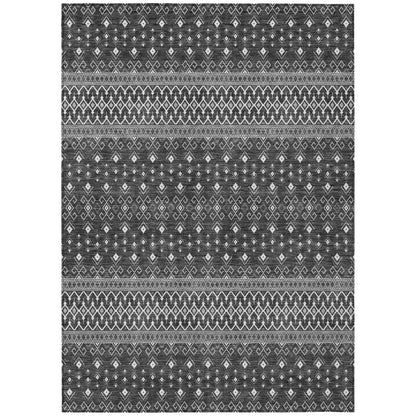Addison Rugs Lazy Rivers Grey Washable Indoor-Outdoor Rug