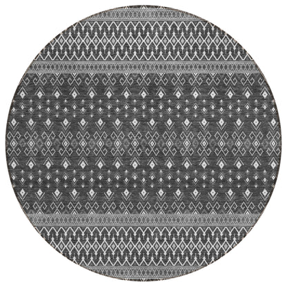 Addison Rugs Lazy Rivers Grey Washable Indoor-Outdoor Rug