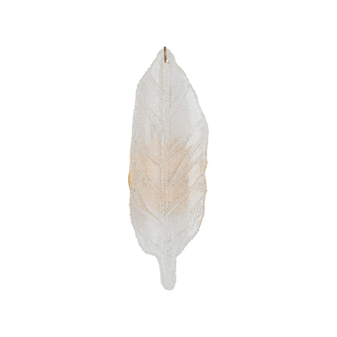 Leaf Metal Golden Wall Sconce