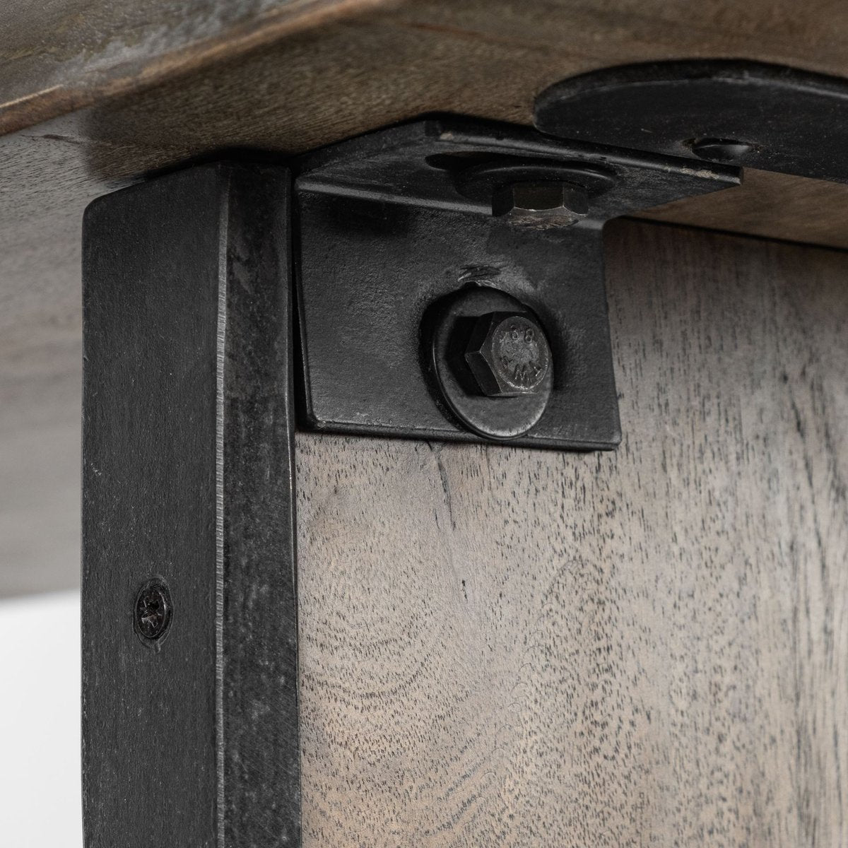 Mercana Ledger Live-Edge Wooden Console Table
