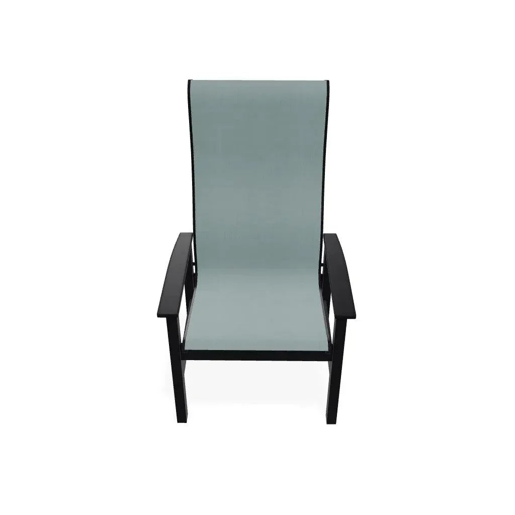 Telescope Leeward Sling Round Outdoor Dining Set 5PC