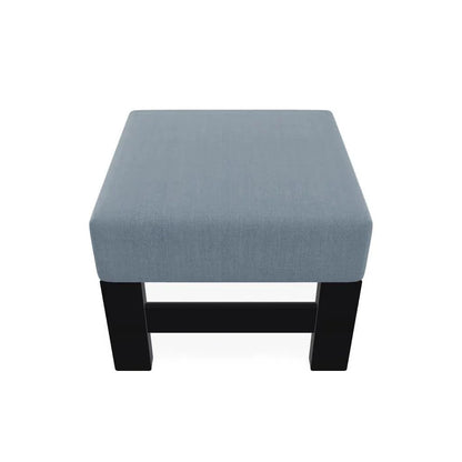 Telescope Leeward Deep Seat Cushion Outdoor Ottoman With 2 Outdoor Ottoman Clips