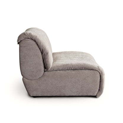 Diamond Sofa Leigh Dove Nature Fabric Armless Chair