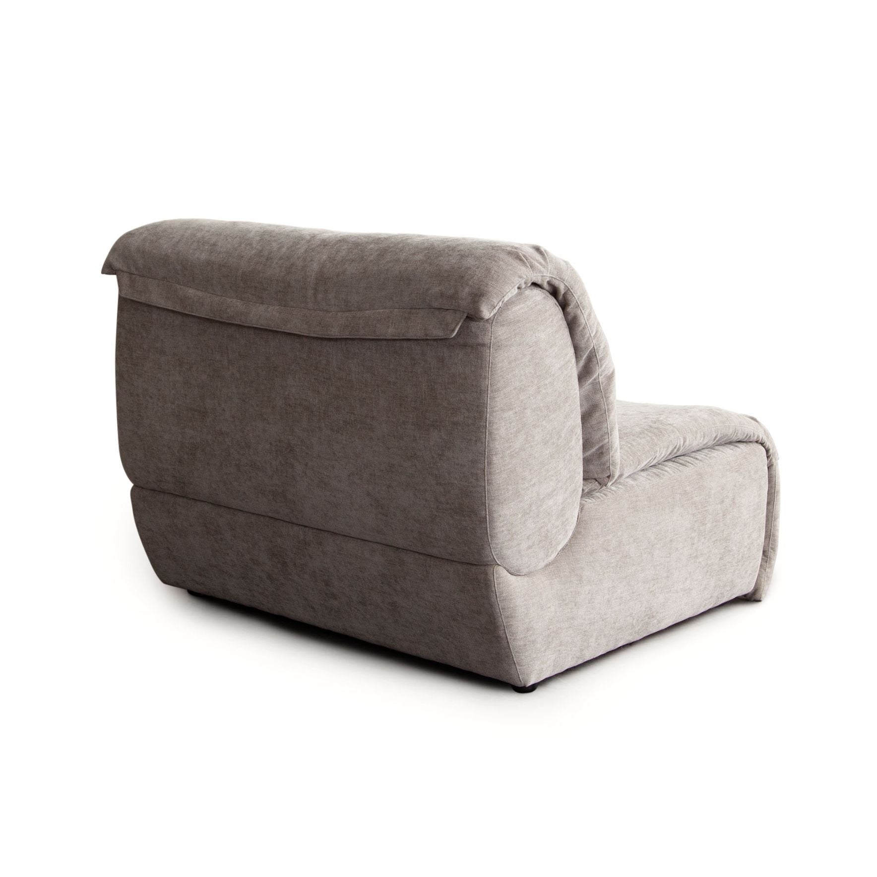 Diamond Sofa Leigh Dove Nature Fabric Armless Chair
