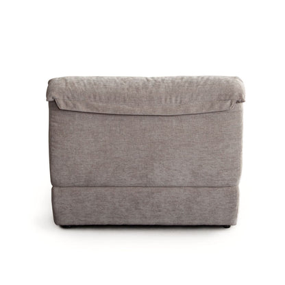 Diamond Sofa Leigh Dove Nature Fabric Armless Chair