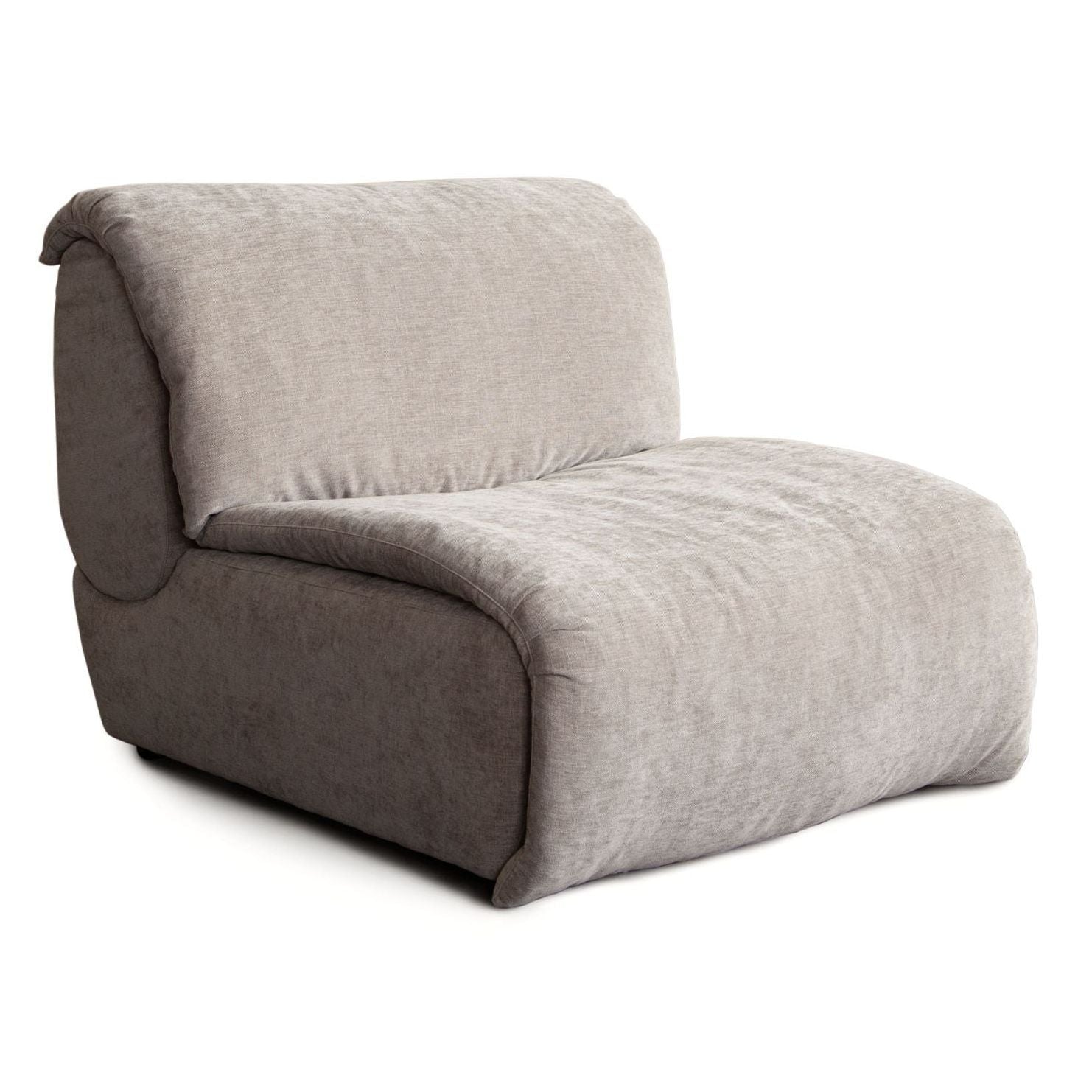 Diamond Sofa Leigh Dove Nature Fabric Armless Chair
