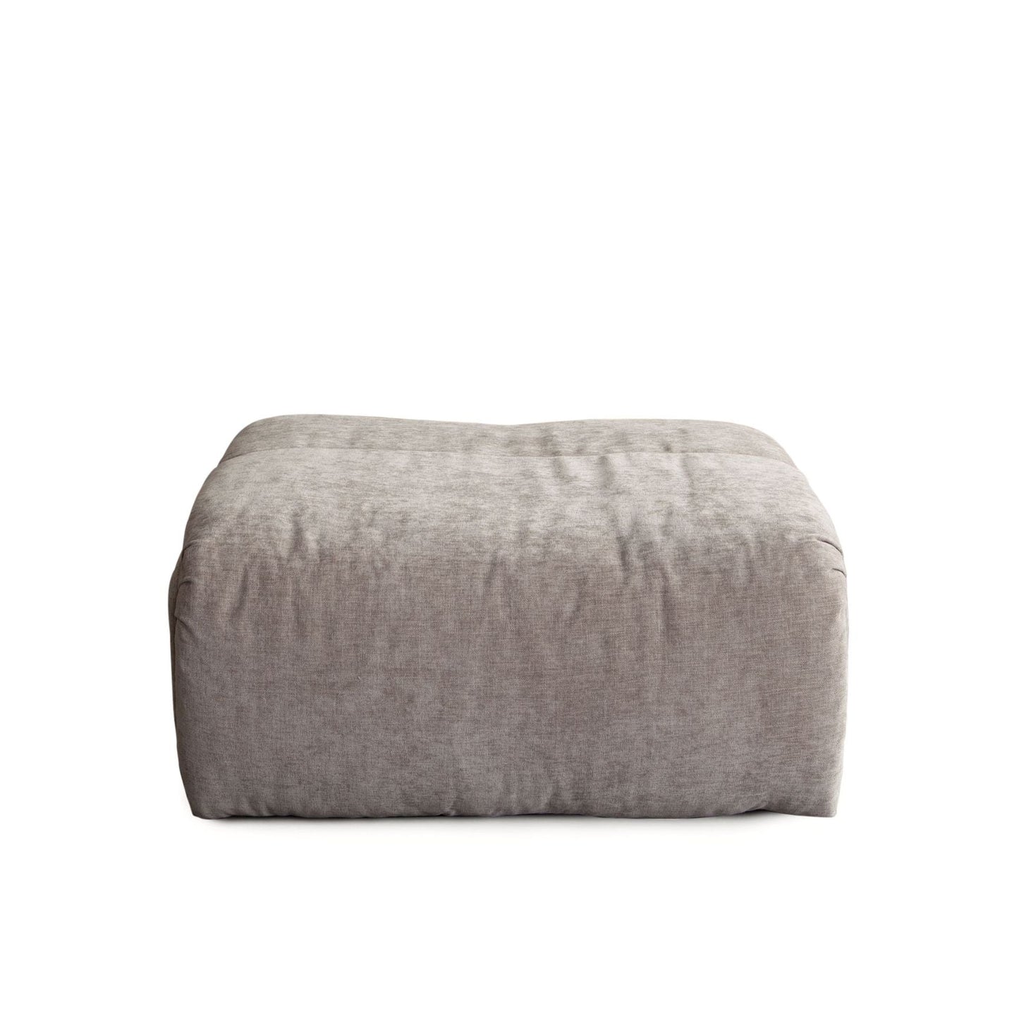 Diamond Sofa Leigh Dove Nature Fabric Square Ottoman