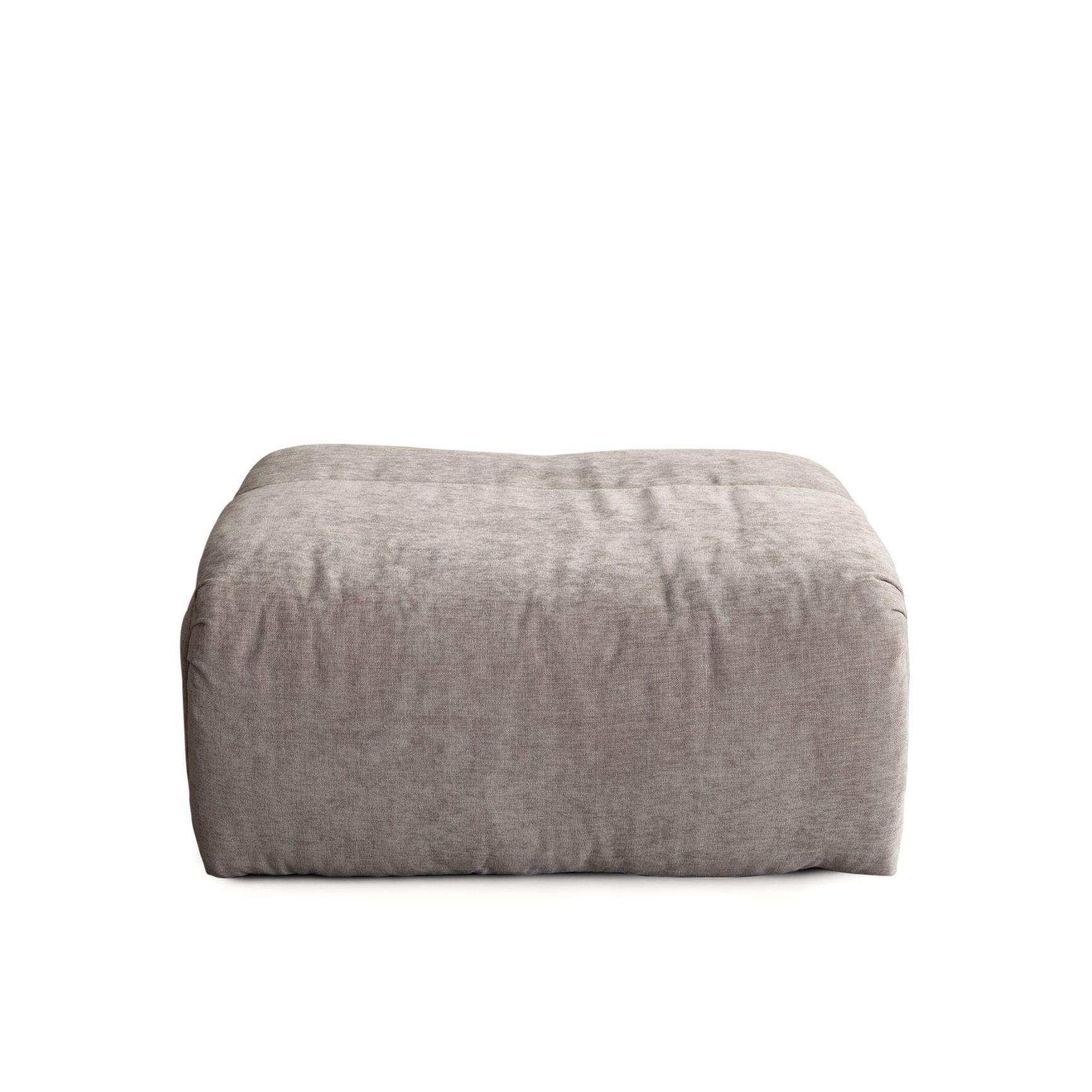 Diamond Sofa Leigh Dove Nature Fabric Square Ottoman