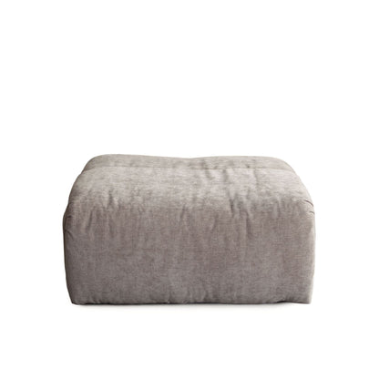 Diamond Sofa Leigh Dove Nature Fabric Square Ottoman