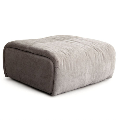 Diamond Sofa Leigh Dove Nature Fabric Square Ottoman