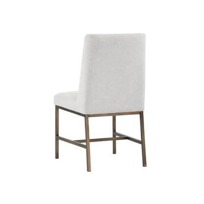 Leighland Leather Armless Dining Chair 2PC - LOOMLAN - SUNPAN - Dining Chairs