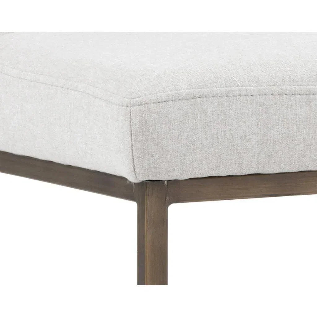 Leighland Leather Armless Dining Chair 2PC - LOOMLAN - SUNPAN - Dining Chairs