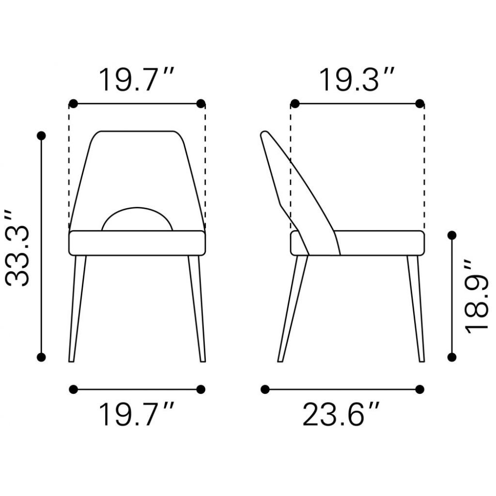 Leith Armless Dining Chair (Set of 2)
