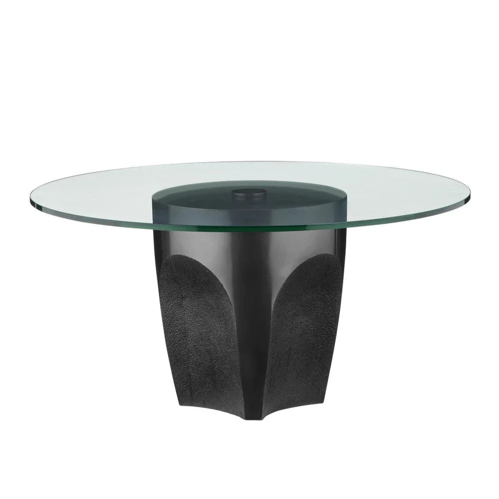 Lemy Modern Glass Steel Design Cocktail Table