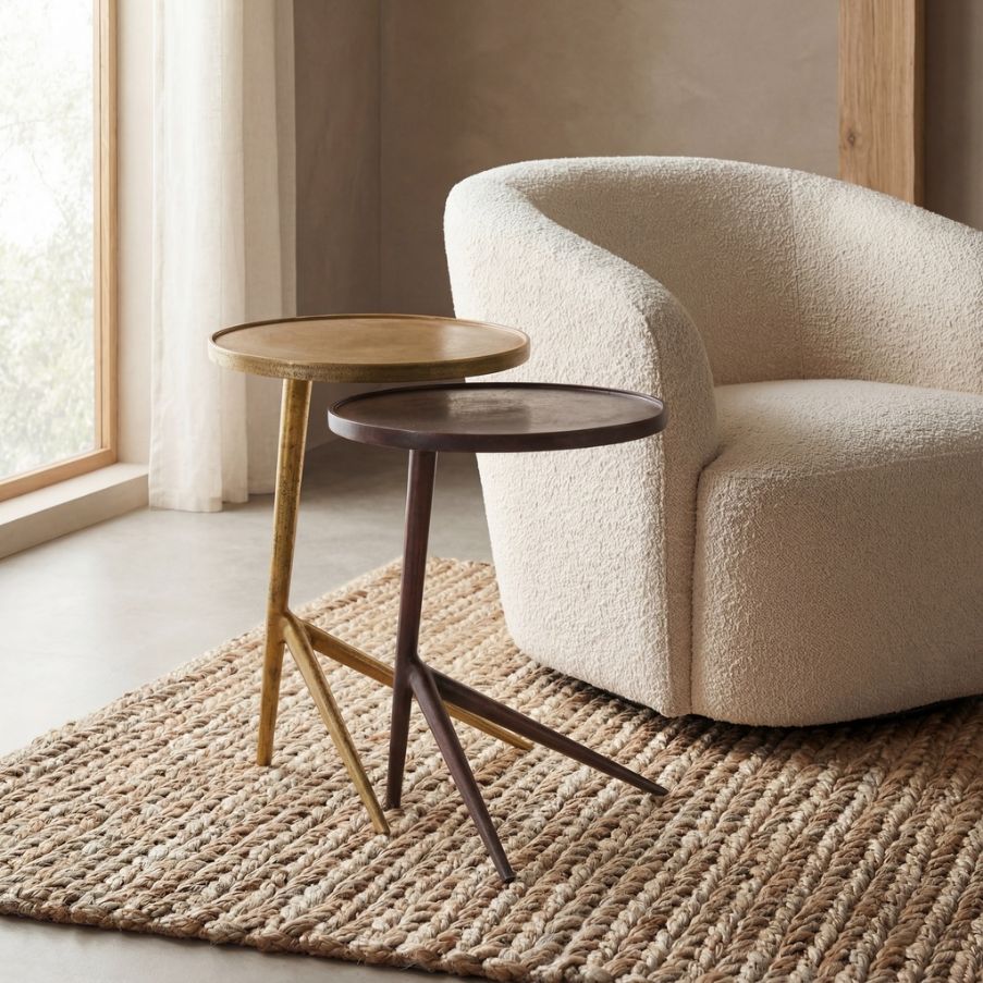 Urbia Leo Aluminum Nesting End Table