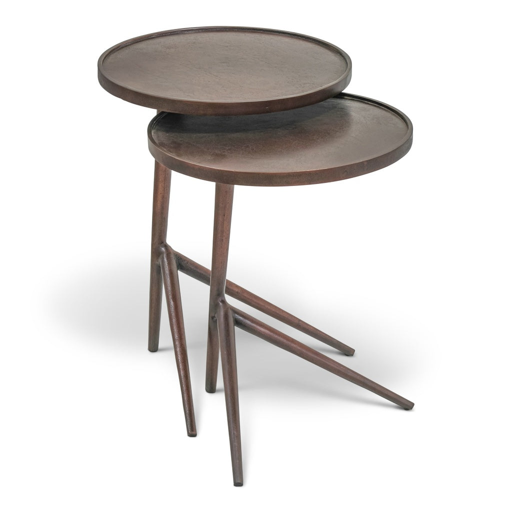 Urbia Leo Aluminum Nesting End Table