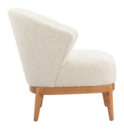 Zuo Modern Leque Textured Fabric Accent Chair