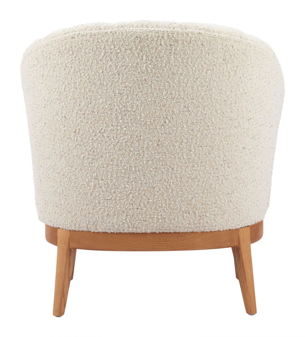 Zuo Modern Leque Textured Fabric Accent Chair