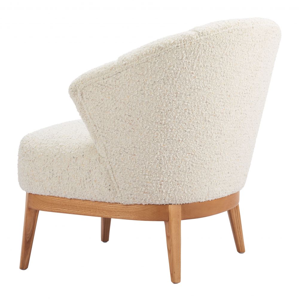 Zuo Modern Leque Textured Fabric Accent Chair