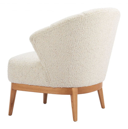 Zuo Modern Leque Textured Fabric Accent Chair