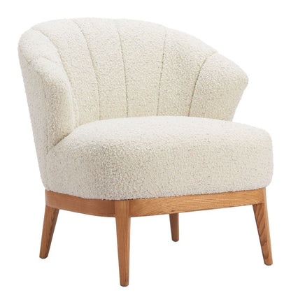 Zuo Modern Leque Textured Fabric Accent Chair