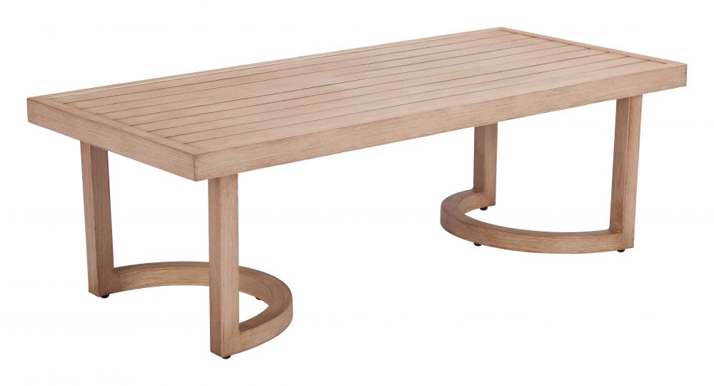 Zuo Modern Leto Aluminum Outdoor Coffee Table