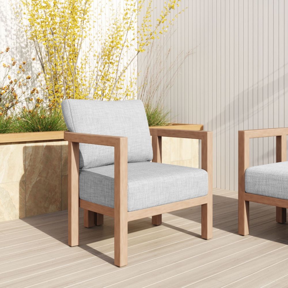 Zuo Modern Leto Olefin Fabric Outdoor Armchair