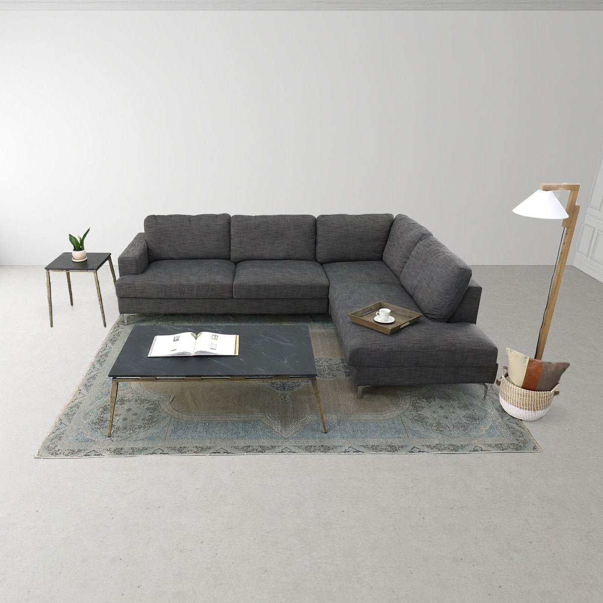 LH Home Letta Wooden Standing Floor Lamp