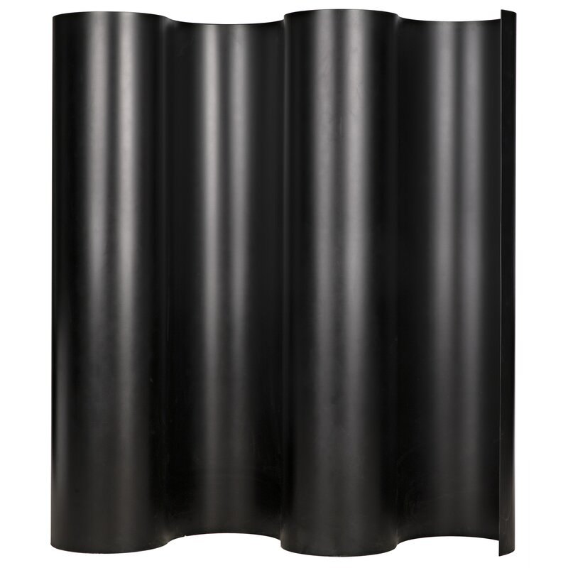 Levo 56'' W x 64'' H Single Panel Room Divider-Room Dividers-Noir-Sideboards and Things