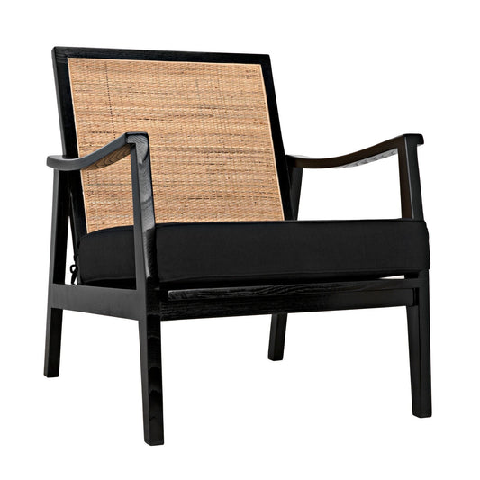 Lichtenstein Chair, Charcoal Black-Accent Chairs-Noir-Sideboards and Things