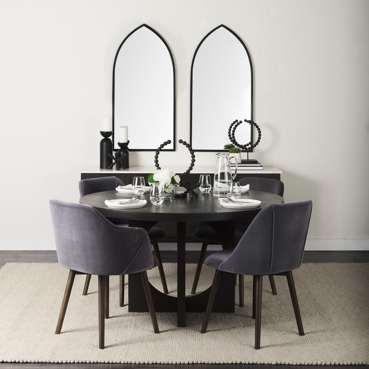 Mercana Liesl Wooden Round Dining Table
