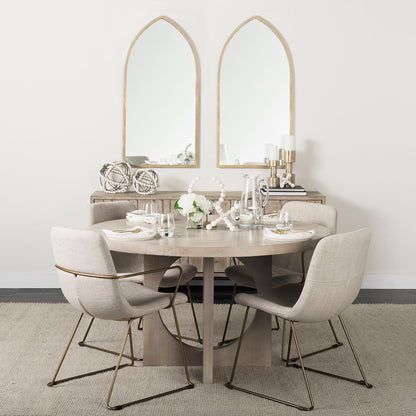 Mercana Liesl Wooden Round Dining Table