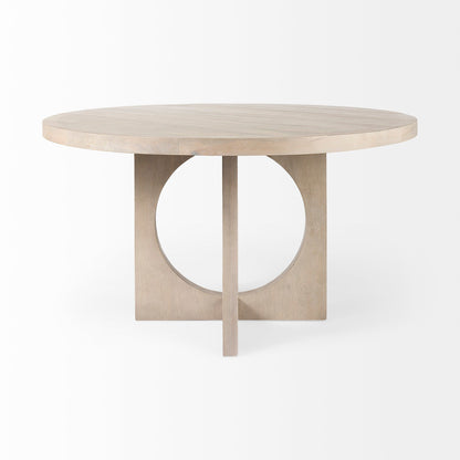 Mercana Liesl Wooden Round Dining Table