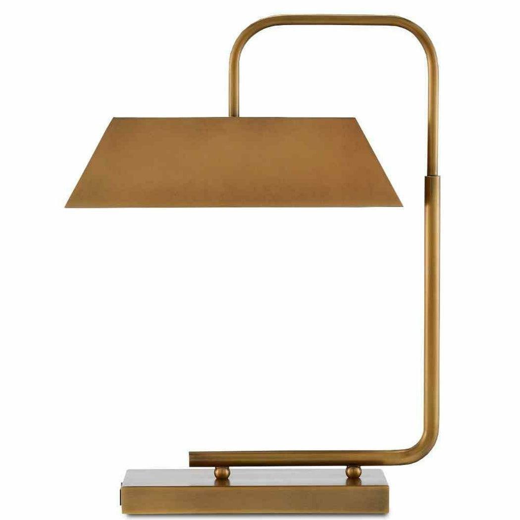 Light Antique Brass Hoxton Brass Table Lamp Table Lamps Sideboards and Things By Currey & Co