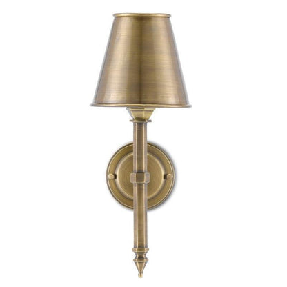 Light Moroccan Antique Brass Wollaton Wall Sconce Wall Sconces Sideboards and Things By Currey & Co