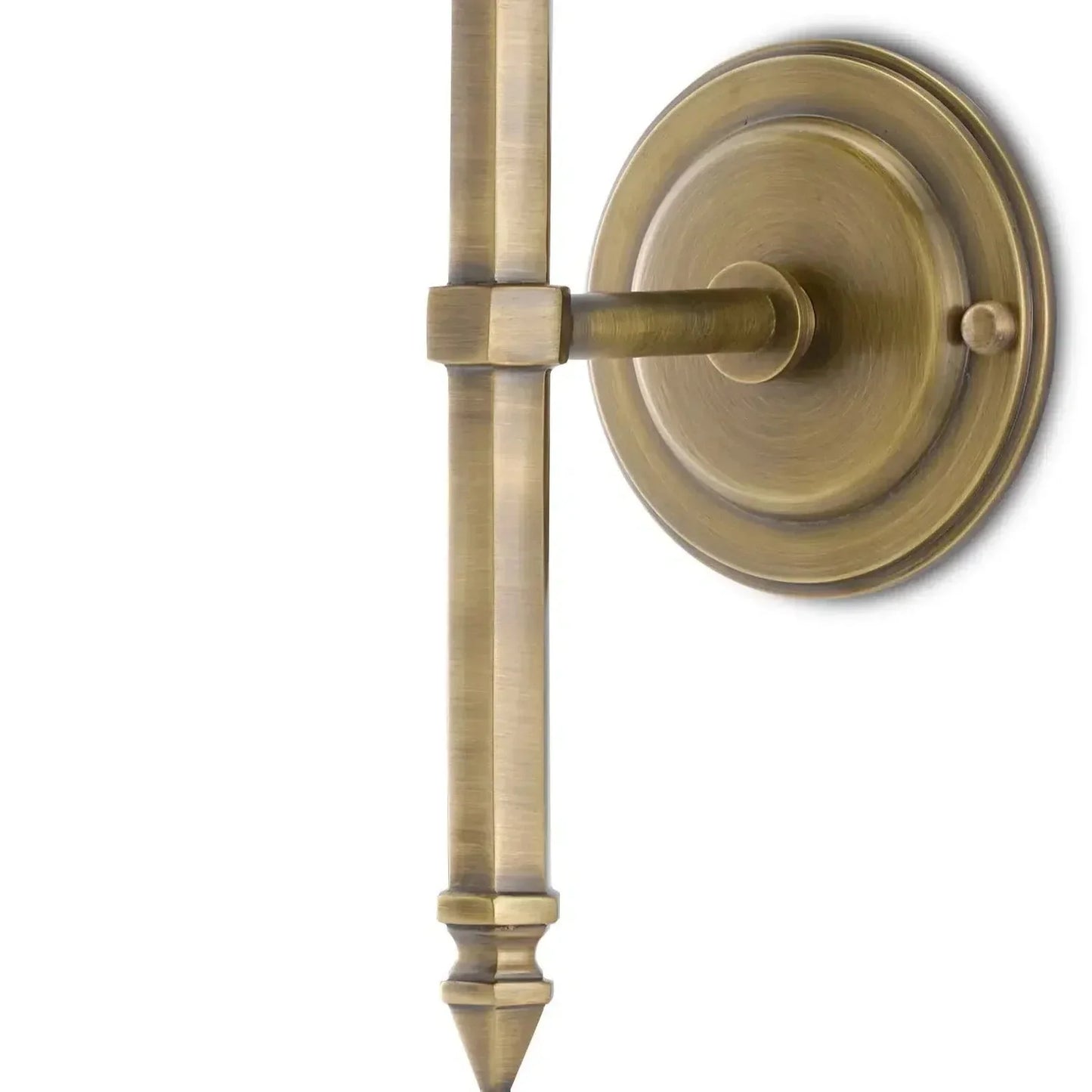 Light Moroccan Antique Brass Wollaton Wall Sconce Wall Sconces Sideboards and Things By Currey & Co