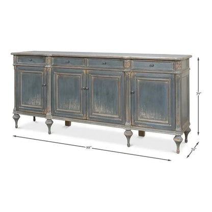 Sarreid Lilac Four Doors Wood Sideboard