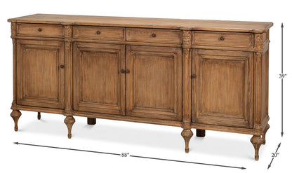 Sarreid Lilac Four Doors Wood Sideboard