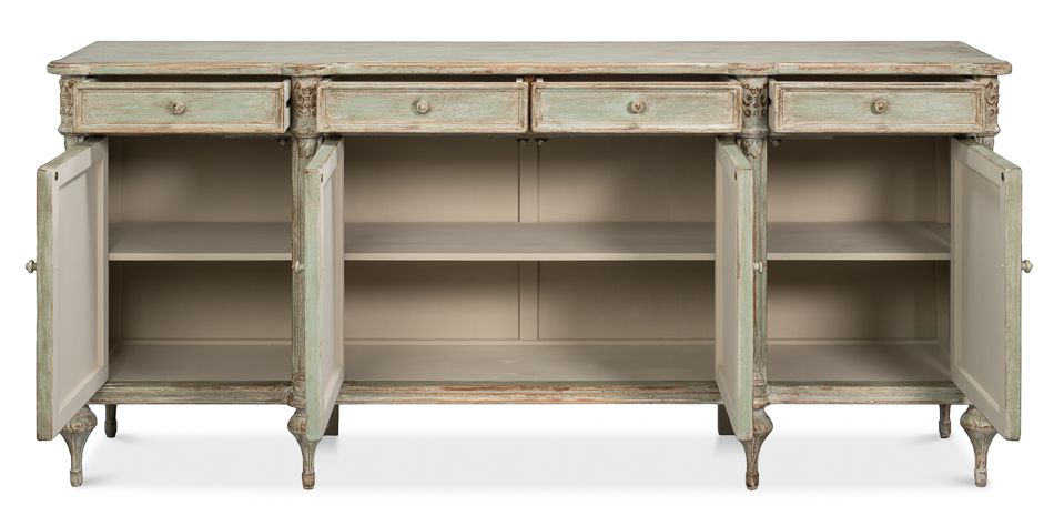 Sarreid Lilac Four Doors Wood Sideboard